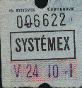 Billet Systemex 1959